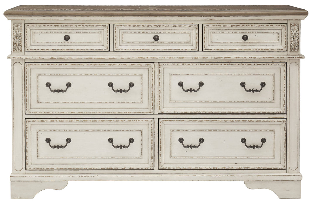 Realyn Chipped White Panel Bedroom Set - Gate Furniture