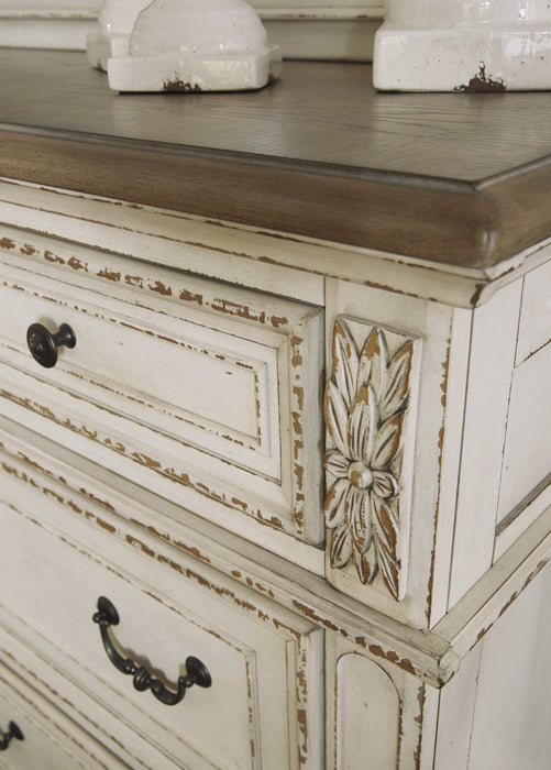 Realyn Chipped White Panel Bedroom Set - Gate Furniture