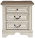 Realyn Chipped White Storage Panel Bedroom Set - Gate Furniture