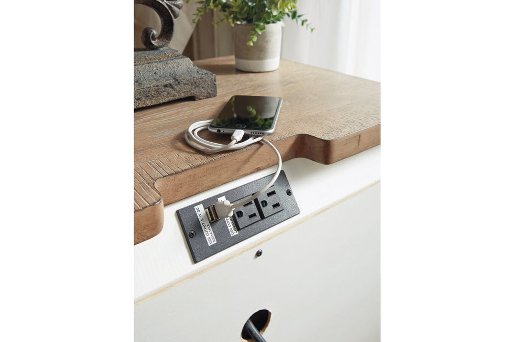 Realyn Two-tone Nightstand - B743-93 - Gate Furniture