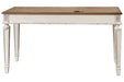 Realyn White/Brown 60" Home Office Desk - H743-34 - Gate Furniture