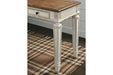 Realyn White/Brown 60" Home Office Desk - H743-34 - Gate Furniture