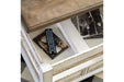 Realyn White/Brown Coffee Table with Lift Top - T523-9 - Gate Furniture