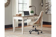Realyn White/Brown Home Office Lift Top Desk - H743-134 - Gate Furniture