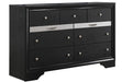 Regata Black Storage Platform Bedroom Set - Gate Furniture
