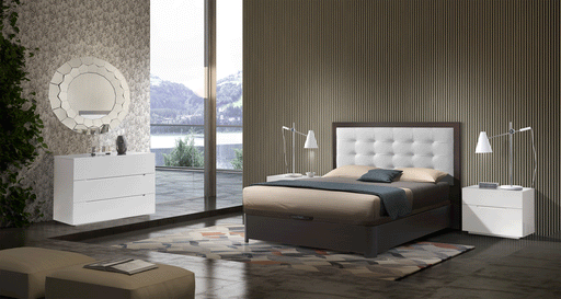 Regina Bedroom Qs With Storage And M100, C100, E100 Cases Set - Gate Furniture