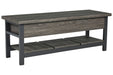 Rhyson Brown Storage Bench - A3000313 - Gate Furniture