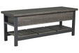 Rhyson Brown Storage Bench - A3000313 - Gate Furniture
