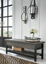 Rhyson Brown Storage Bench - A3000313 - Gate Furniture