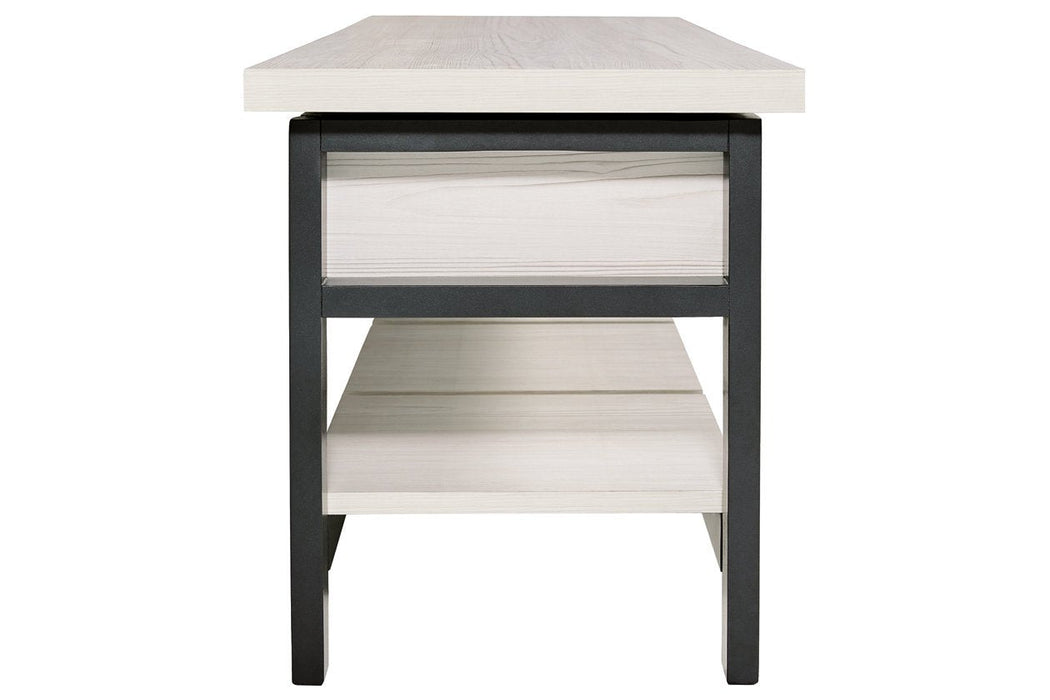 Rhyson White Storage Bench - A3000312 - Gate Furniture