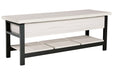 Rhyson White Storage Bench - A3000312 - Gate Furniture