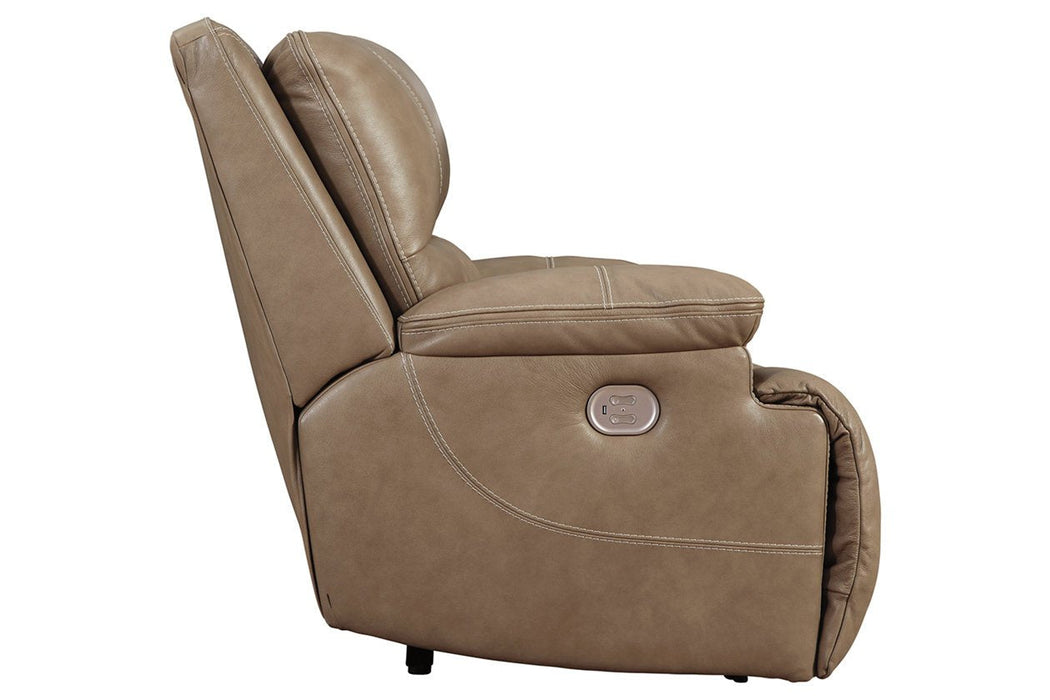 Ricmen Putty Oversized Power Recliner - U4370282 - Gate Furniture