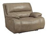 Ricmen Putty Oversized Power Recliner - U4370282 - Gate Furniture
