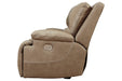 Ricmen Putty Power Reclining Sofa - U4370247 - Gate Furniture