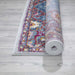 Rixos Collection Distressed Medallion Design Vintage Area Rugs - Turquoise - 5'X7' - RIX3262-5X7 - Gate Furniture