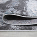 Rixos Collection Distressed Modern Abstract Design Area Rugs - Gray - 5'X7' - RIX3163-5X7 - Gate Furniture