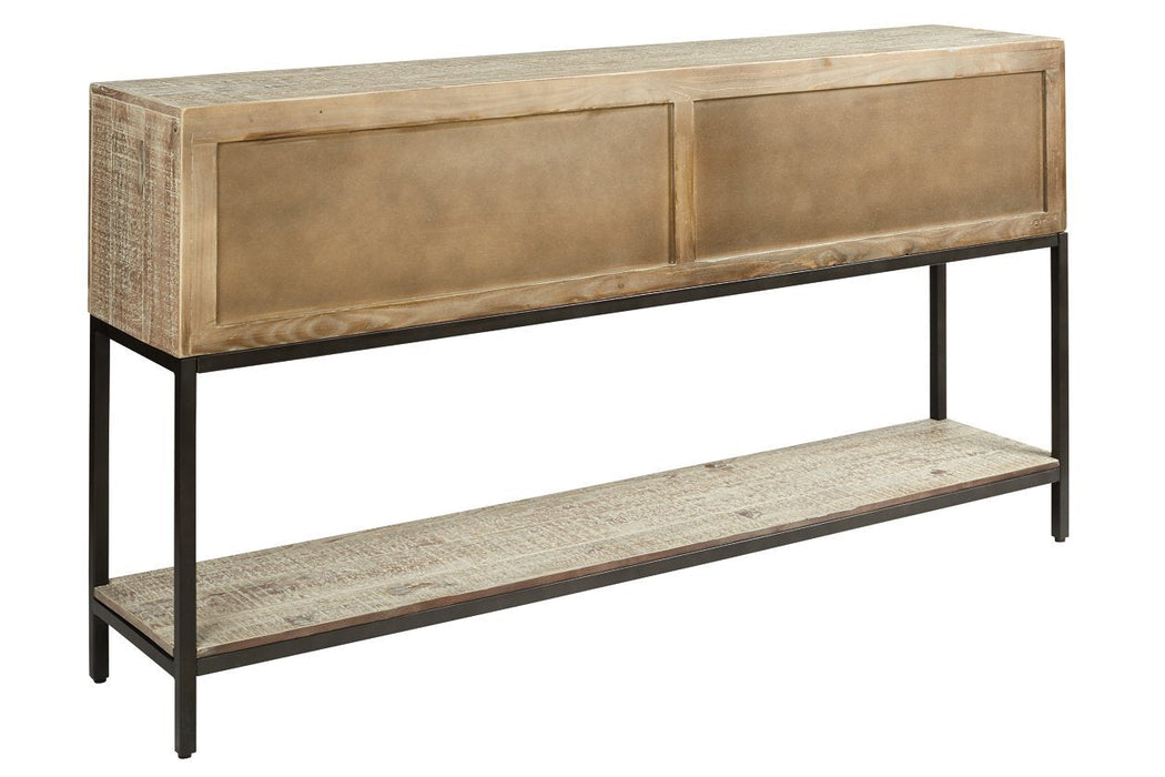 Roanley Distressed White Sofa/Console Table - A4000262 - Gate Furniture