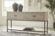 Roanley Distressed White Sofa/Console Table - A4000262 - Gate Furniture