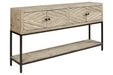 Roanley Distressed White Sofa/Console Table - A4000262 - Gate Furniture