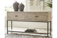 Roanley Distressed White Sofa/Console Table - A4000262 - Gate Furniture