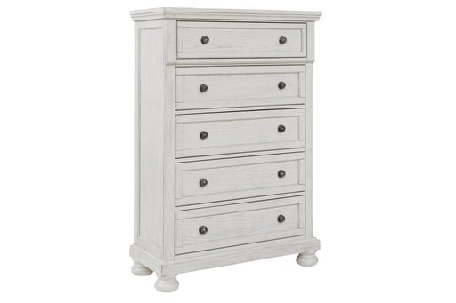 Robbinsdale Antique White Chest of Drawers - B742-46 - Gate Furniture