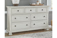 Robbinsdale Antique White Dresser - B742-31 - Gate Furniture