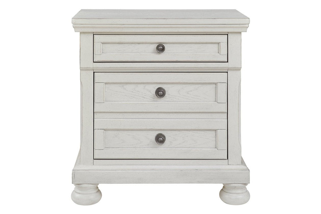 Robbinsdale Antique White Nightstand - B742-92 - Gate Furniture