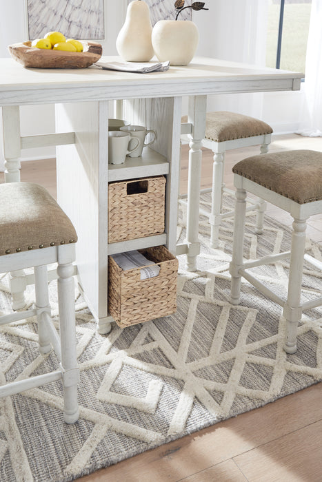 Robbinsdale Counter Height Dining Table and Bar Stools (Set of 5) - D623-223 - In Stock Furniture