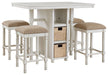 Robbinsdale Counter Height Dining Table and Bar Stools (Set of 5) - D623-223 - In Stock Furniture