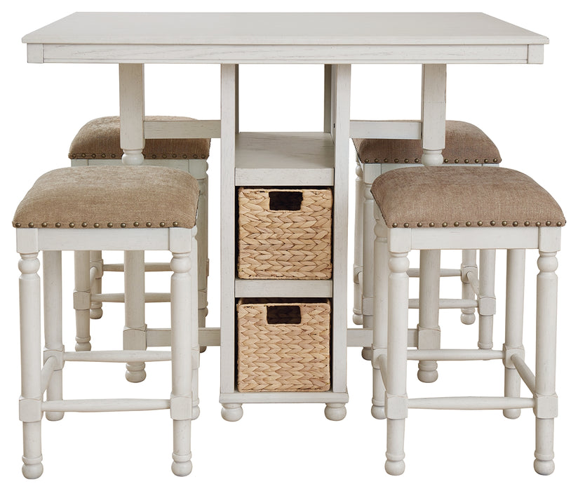 Robbinsdale Counter Height Dining Table and Bar Stools (Set of 5) - D623-223 - In Stock Furniture