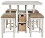 Robbinsdale Counter Height Dining Table and Bar Stools (Set of 5) - D623-223 - In Stock Furniture
