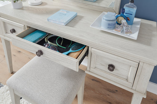 Robbinsdale Vanity with Stool - B742-22 - In Stock Furniture