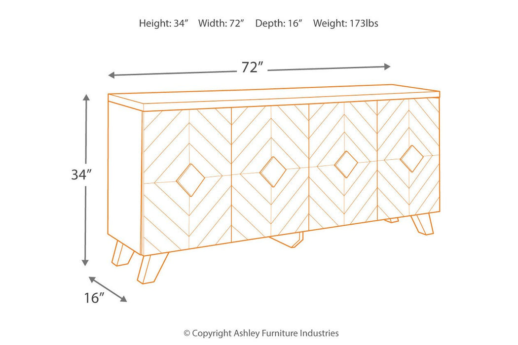 Robin Ridge Two-tone Brown Accent Cabinet - A4000031 - Gate Furniture
