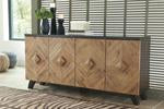 Robin Ridge Two-tone Brown Accent Cabinet - A4000031 - Gate Furniture