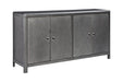 Rock Ridge Gunmetal Finish Accent Cabinet - A4000034 - Gate Furniture