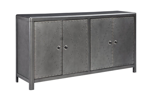 Rock Ridge Gunmetal Finish Accent Cabinet - A4000034 - Gate Furniture