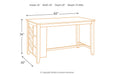 Rokane Brown Counter Height Dining Table - D397-32 - Gate Furniture