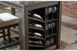 Rokane Brown Counter Height Dining Table - D397-32 - Gate Furniture