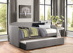 Roland Gray Daybed with Trundle - 4950GY - Gate Furniture