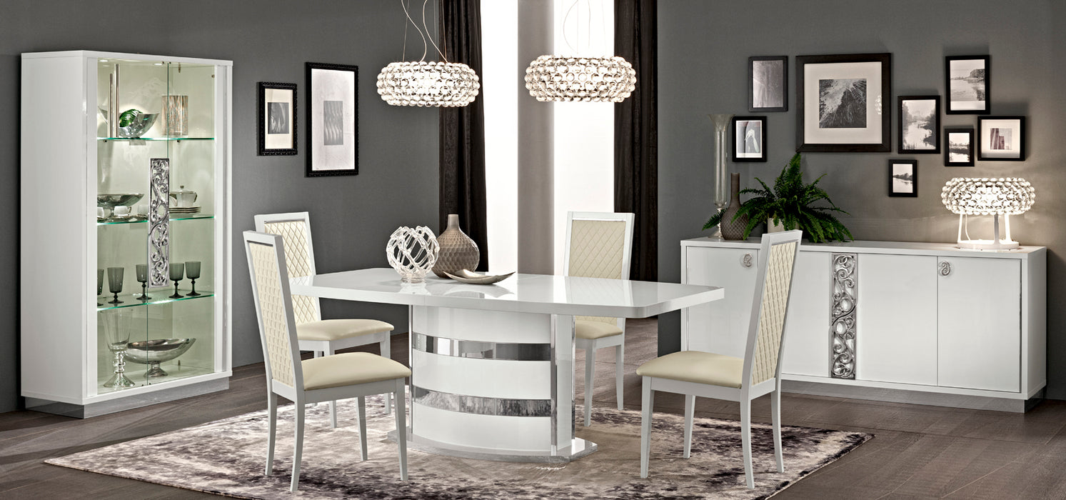 Roma 4-Door Buffet White - i24037 - In Stock Furniture