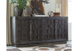 Roseworth Distressed Black Accent Cabinet - A4000309 - Gate Furniture