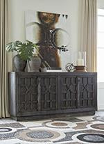 Roseworth Distressed Black Accent Cabinet - A4000309 - Gate Furniture