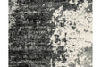 Roskos Black/Cream/Gray 8' x 10' Rug - R402701 - Gate Furniture