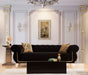Rosy Black Velvet Sofa & Loveseat - Gate Furniture