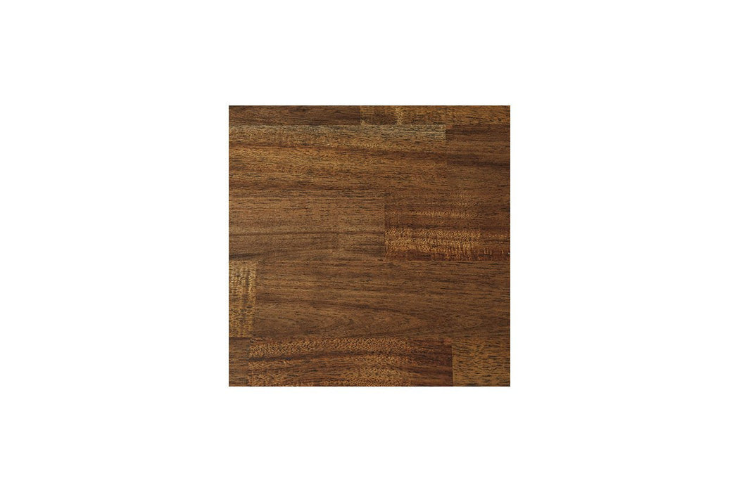 Roybeck Light Brown/Bronze Accent Cabinet - T411-40 - Gate Furniture