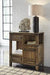 Roybeck Light Brown/Bronze Accent Cabinet - T411-40 - Gate Furniture