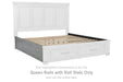 Russelyn Queen Rails with Roll Slats - B772-96 - In Stock Furniture