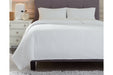Ryter White Twin Coverlet Set - Q721001T - Gate Furniture