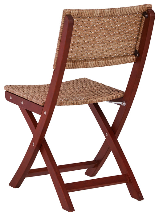 Safari Peak Outdoor Table and Chairs (Set of 3) - P201-049 - In Stock Furniture