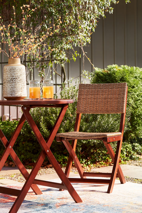 Safari Peak Outdoor Table and Chairs (Set of 3) - P201-049 - In Stock Furniture